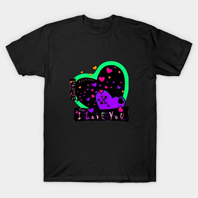 I LOVE YOU FULL FUCH T-Shirt by ACUANDYC